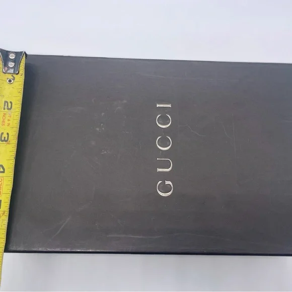 GUCCI Genuine Black Shoe Box for Women’s Shoes and Sandals Size in Photos - Picture 5 of 6
